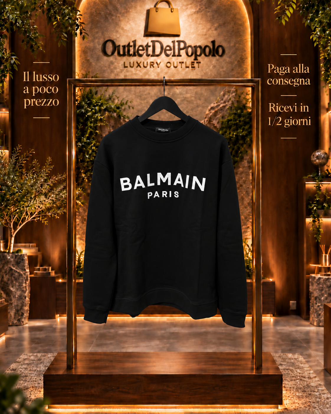 Felpa Balmain Girocollo