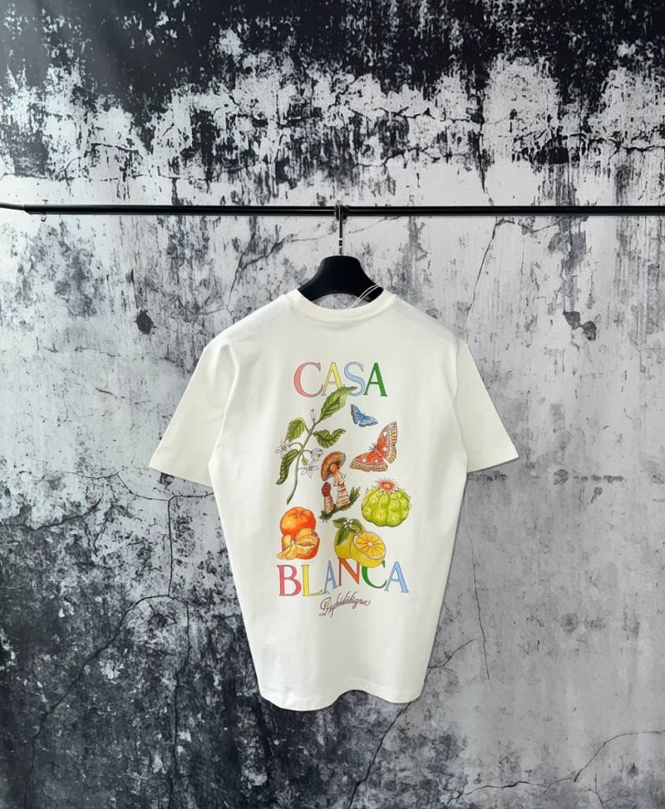 T shirt Casablanca foglia