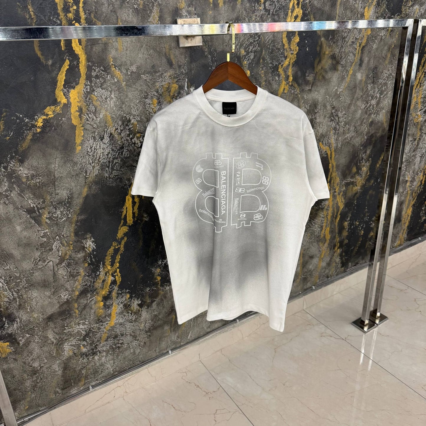 T- Shirt Balenciaga Fumè
