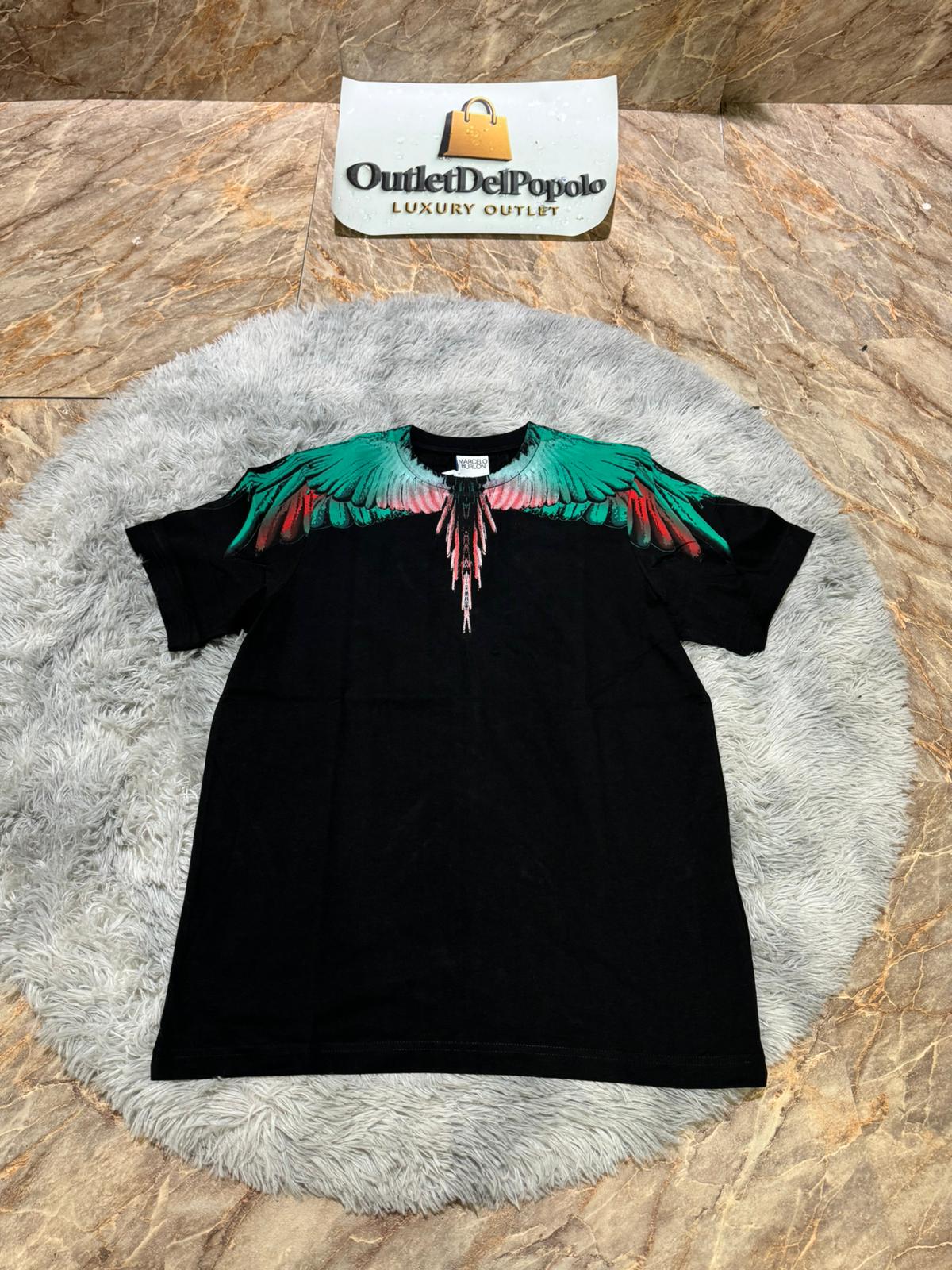 T-Shirt Marcelo Burlon Acquila GreenRos