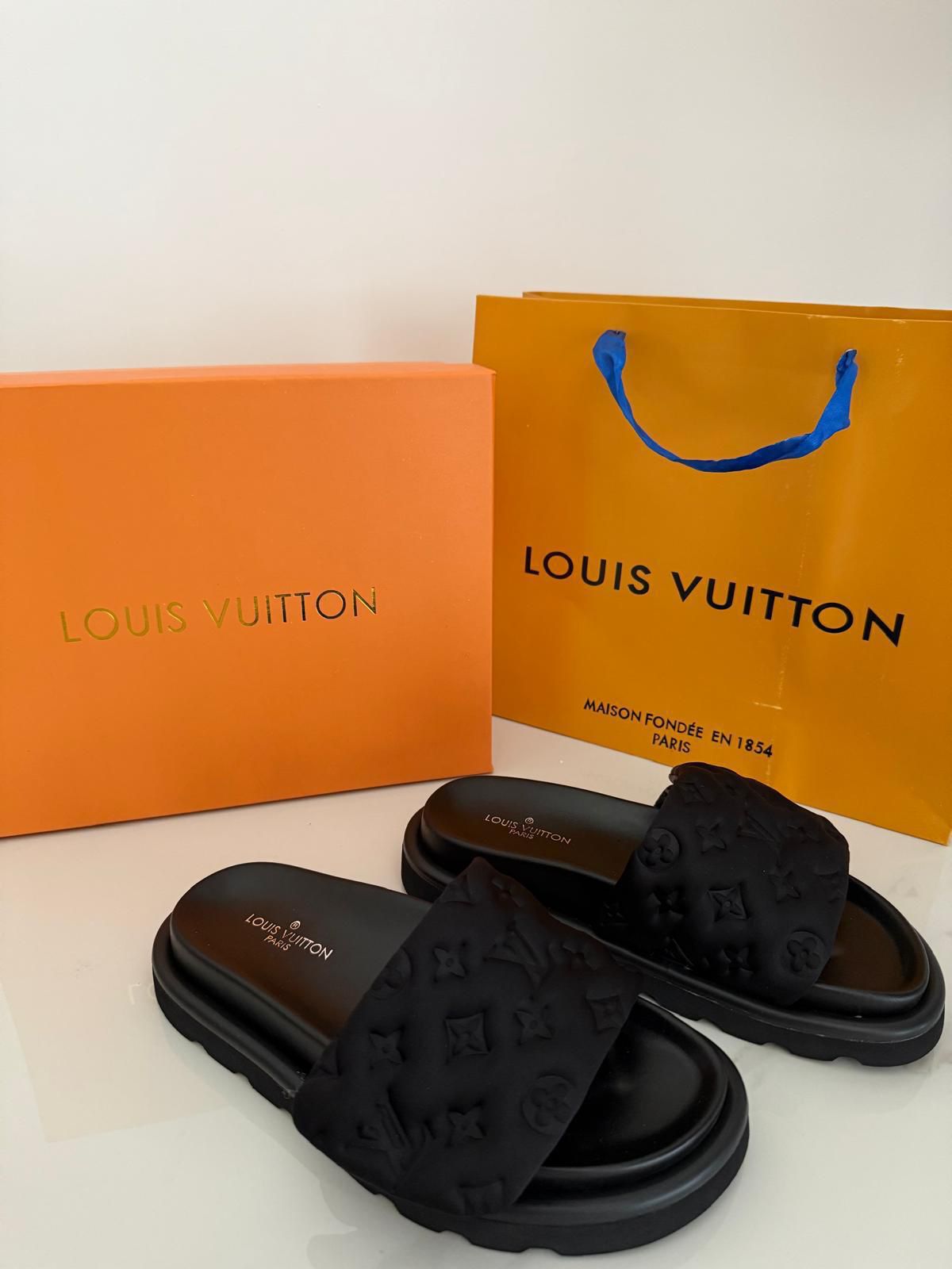 Ciabatte Lv Monogram Black