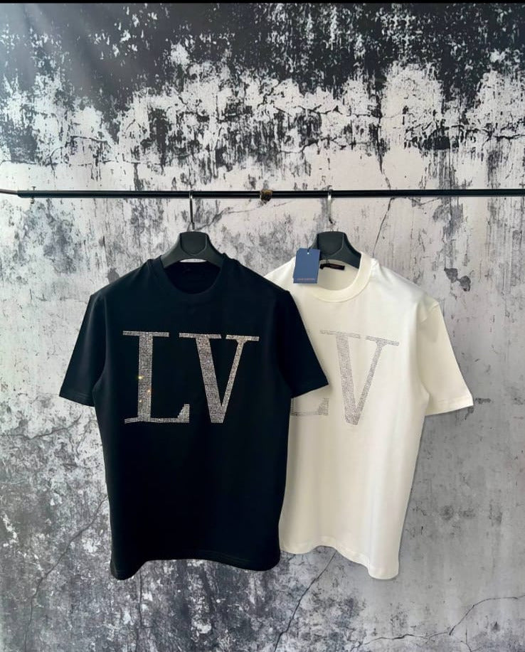 T- SHIRT LV CORSIVO