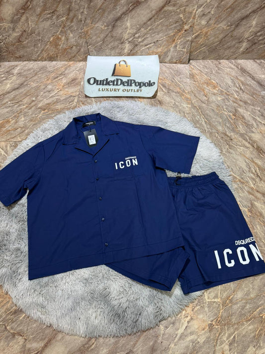 Coordinato Camicia + Costume Dsquared 2 Icon
