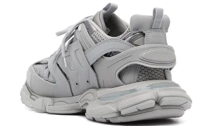 Lace-up low-top track sneakers Grey outletdelpopolo