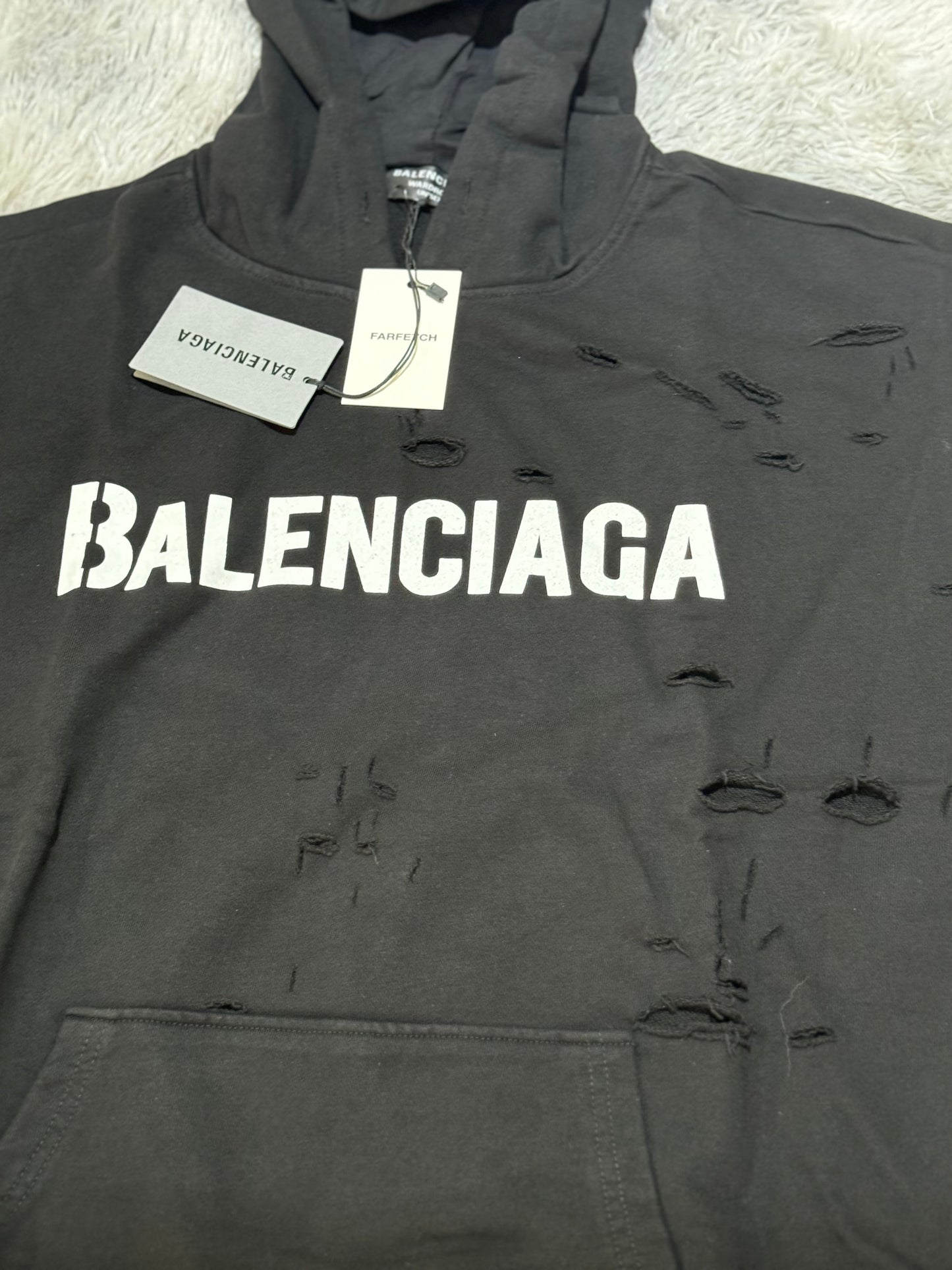 Felpa Balenciaga Cappuccio