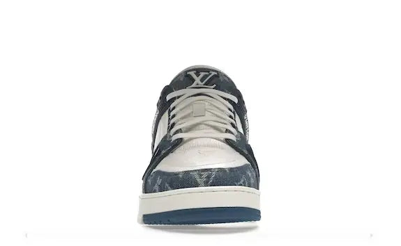Trainer Monogram Denim White Blue outletdelpopolo