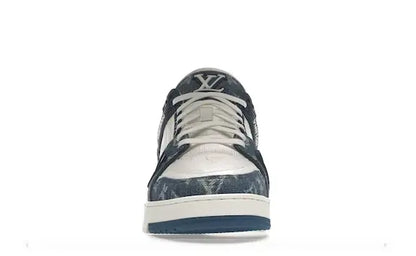 Trainer Monogram Denim White Blue outletdelpopolo