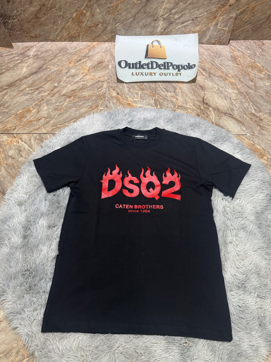 T SHIRT DSQUARED 2 FLAME RED