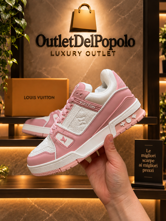 Sneakers LV Trainer Rosa