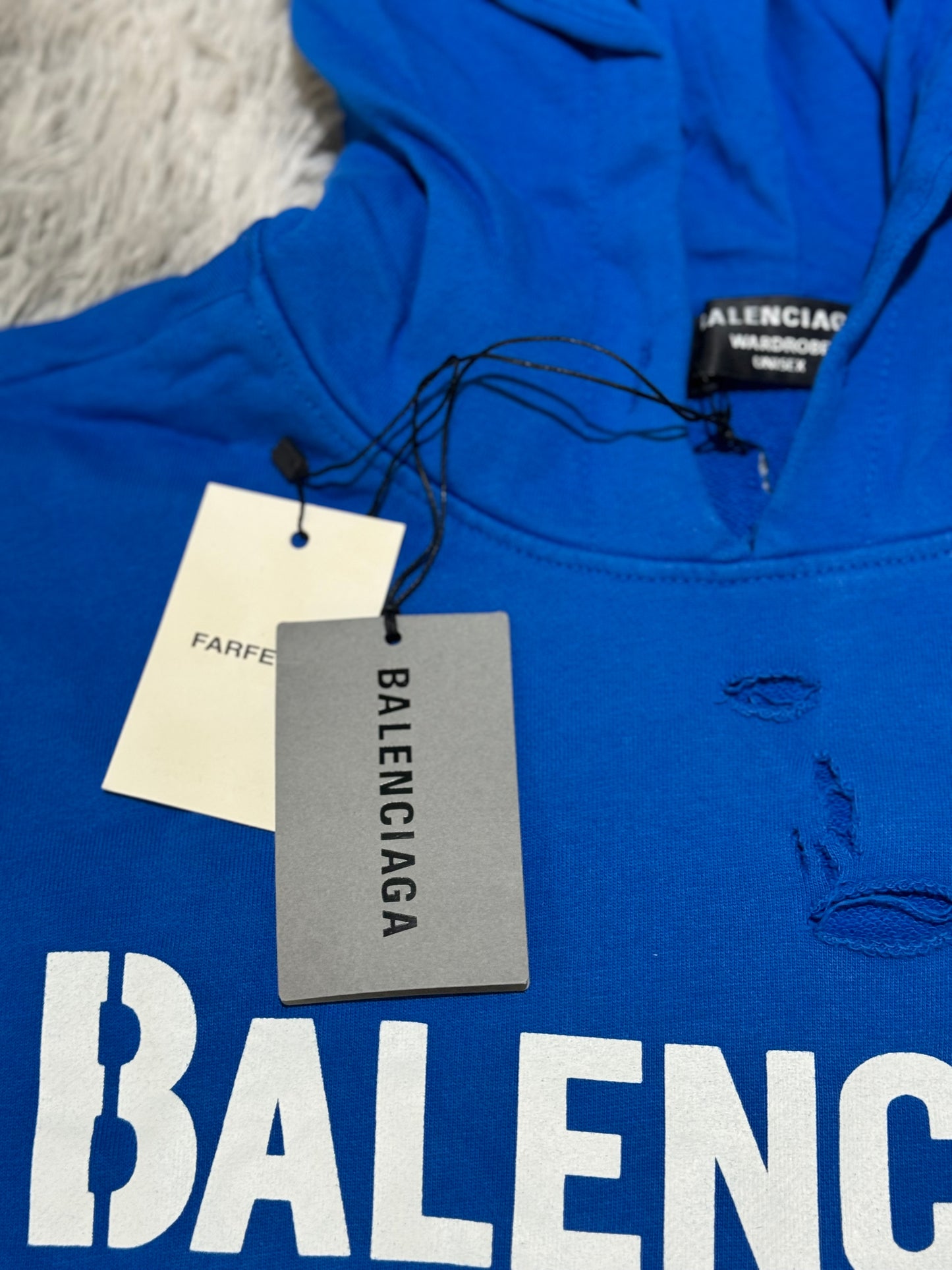 Felpa Balenciaga Cappuccio
