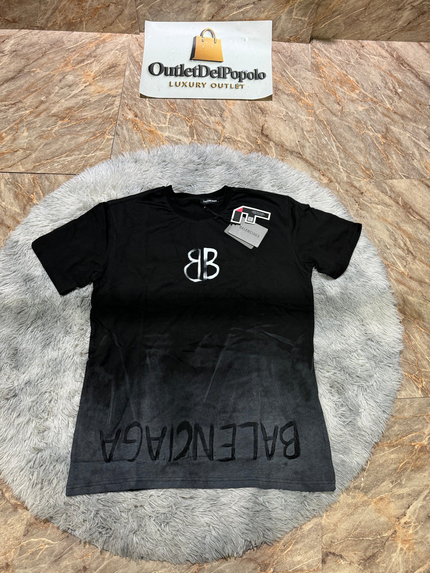 T Shirt Balenciaga Fumè