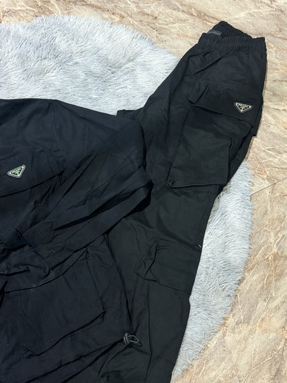 Completo Prada Nero Big Over Size
