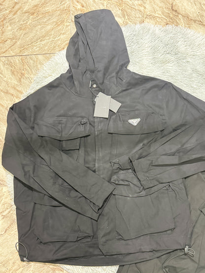 Completo Prada Nero Big Over Size