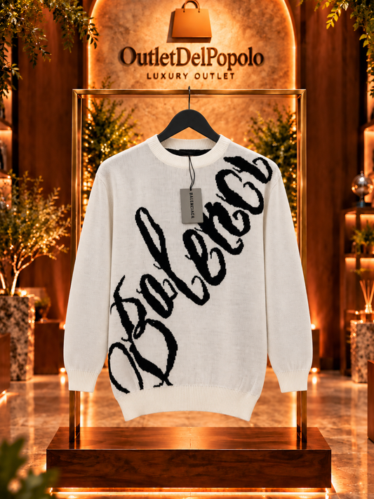 Maglione Balenciaga Nuova Collezione Ricamo