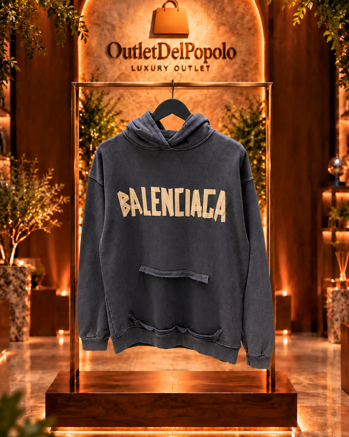 Felpa Balenciaga Fumè