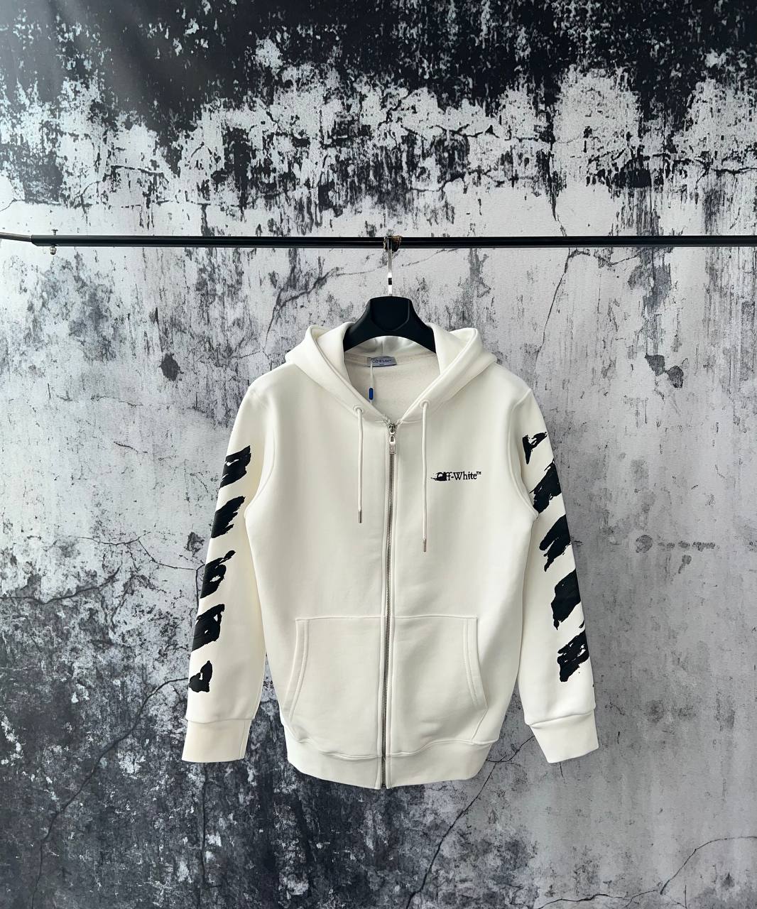 Felpa Off White Zip