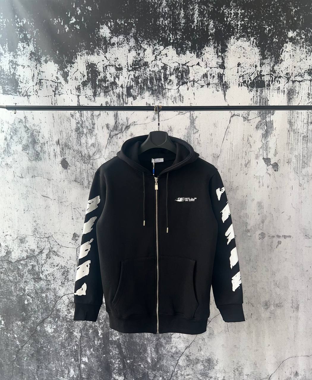 Felpa Off White Zip