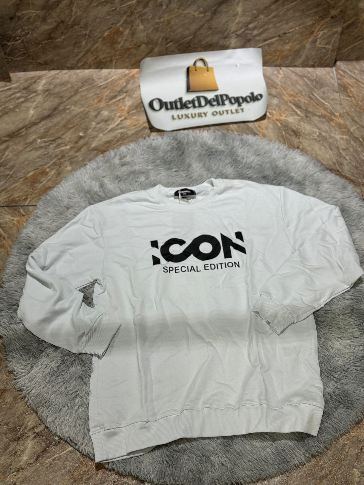 Felpa Icon Bianca