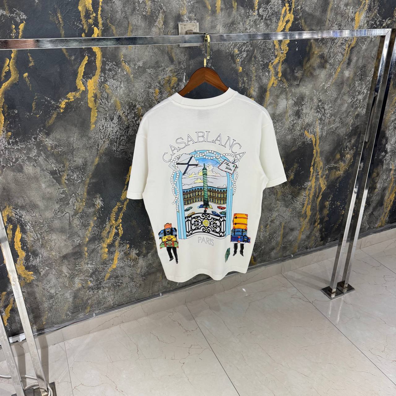 T Shirt Casablanca Marine