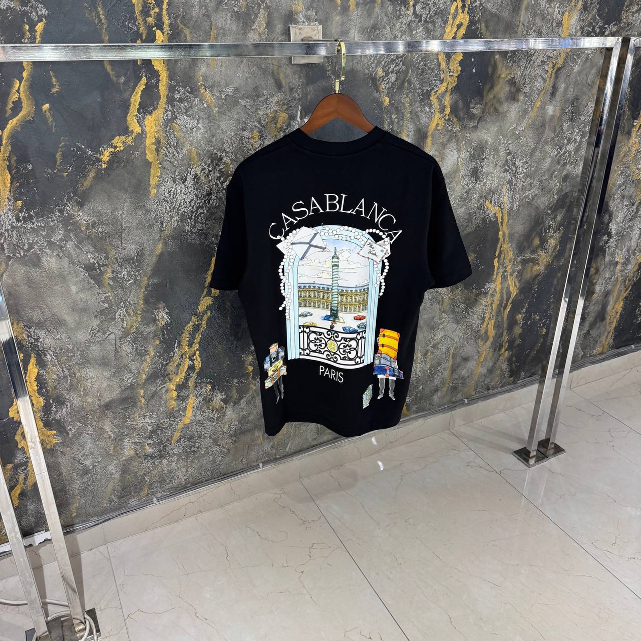 T Shirt Casablanca Marine