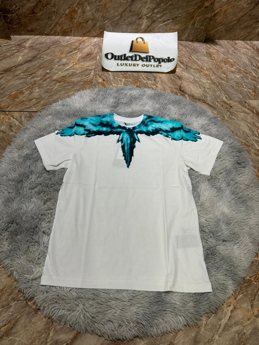 T-Shirt Marcelo Burlon Ali Azzurre