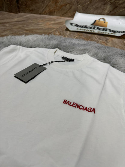 T-Shirt Balenciaga CartoonRED