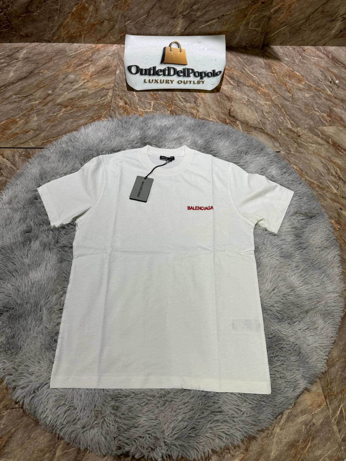 T-Shirt Balenciaga CartoonRED