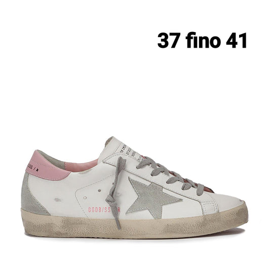 Golden Goose Pink And Star White