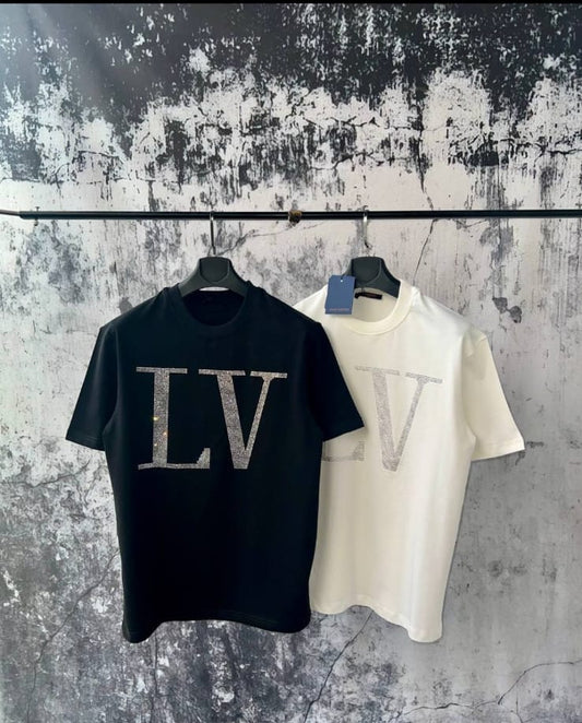 T- SHIRT LV CORSIVO