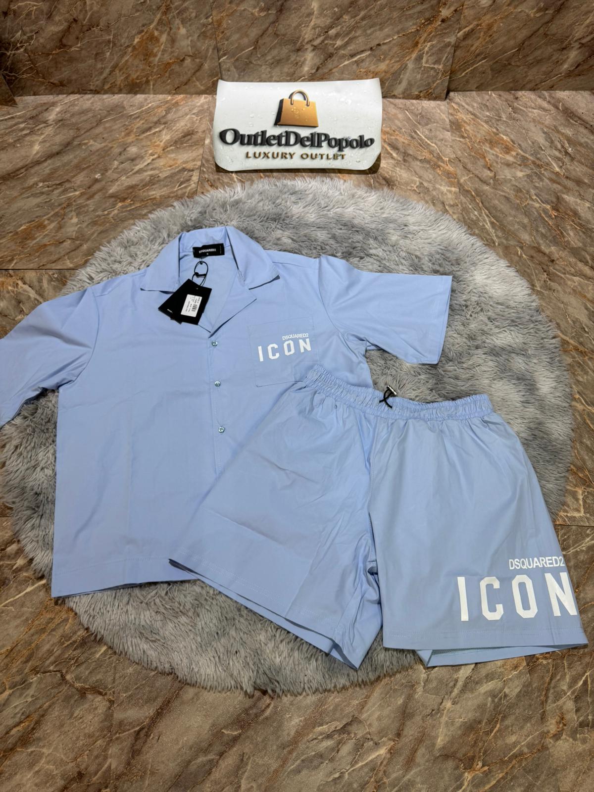 Coordinato Camicia + Costume Dsquared 2 Icon