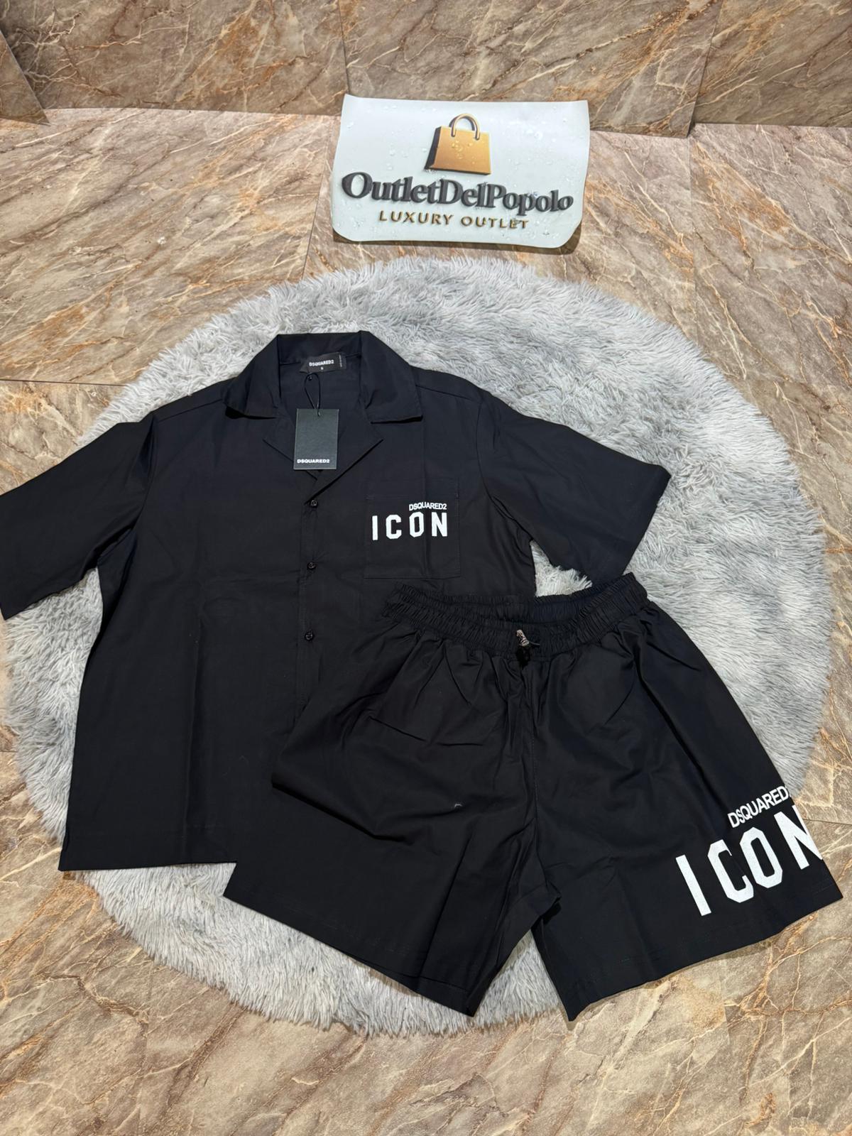 Coordinato Camicia + Costume Dsquared 2 Icon