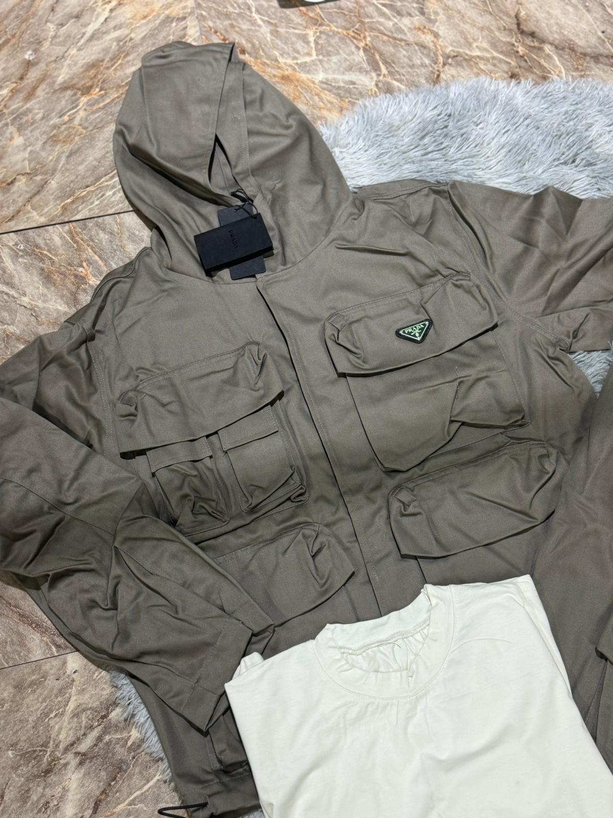 Completo Prada Nero Big Over Size