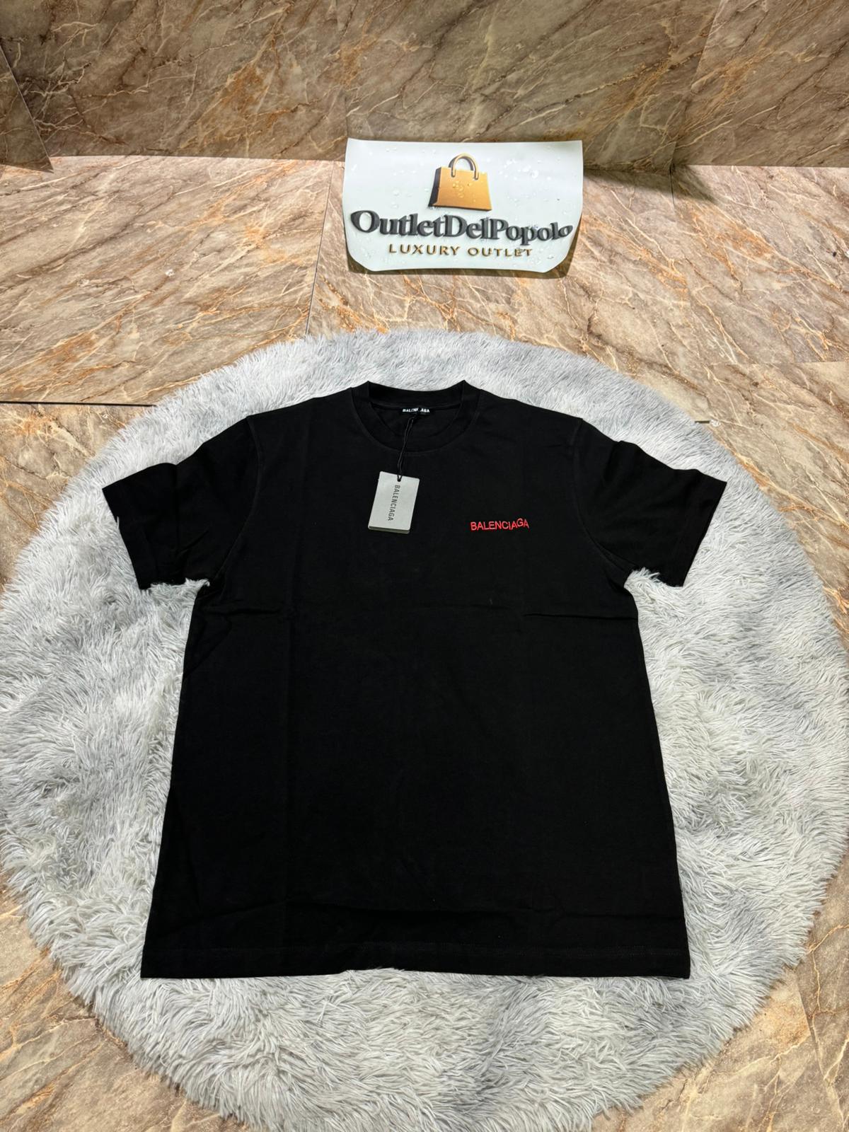 T-Shirt Balenciaga CartoonRED