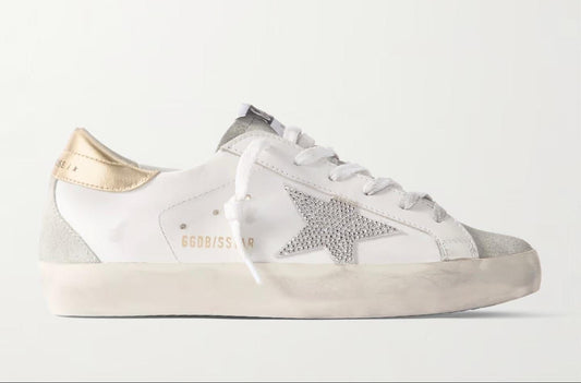 Golden Goose Yellow Star Glitter