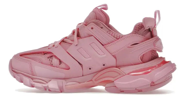 Lace-up low-top track sneakers Pink outletdelpopolo